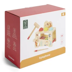 Gifi Eveil<Xylophone marteau 2en1 en bois