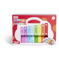 Discount Gifi Xylophone multicolore métal et plastique 30,5x21,5xép7cm